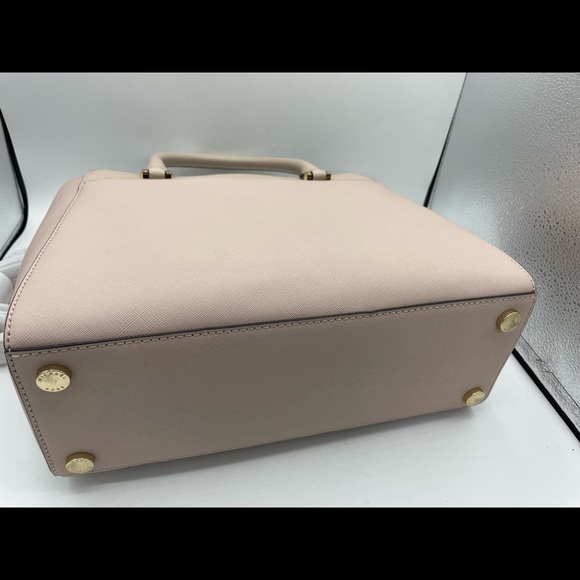New Michael Kors Gibson Large Satchel Bag Soft Pink - Picture 9 of 11
